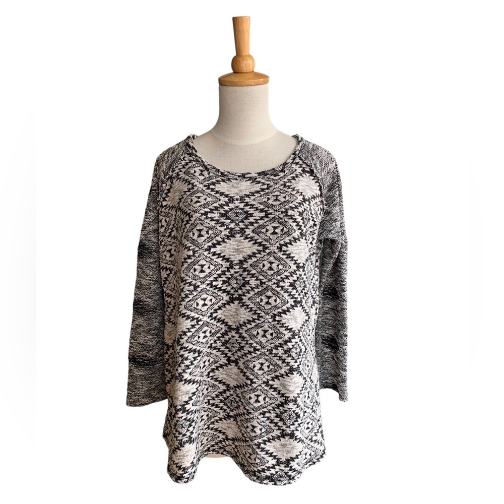 Aztec Fringe Sweater